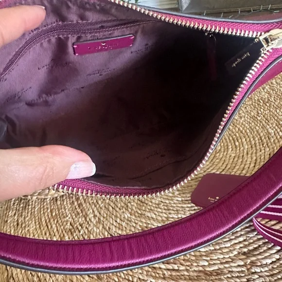 New Kate Spade Rosie Shoulder Bag Pebbled
Leather Dark Raspberry - Picture 6 of 9